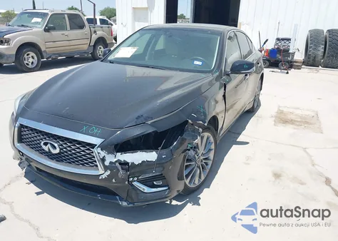 2019 Infiniti Q50 3.0T Luxe from USA, damaged, VIN JN1EV7APXKM510785